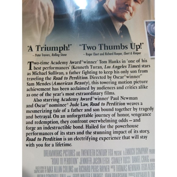 Road to Perdition DVD - Picture 3 of 3